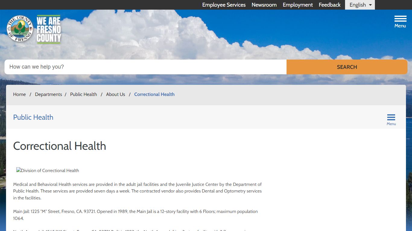 Correctional Health - County of Fresno